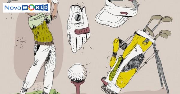 vintage golf player essensials hand drawn vector illustration e1559986134704 cr